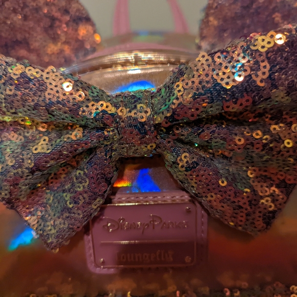 Minnie Mouse EARidescent Mini Backpack by Loungefly - Picture 7 of 9